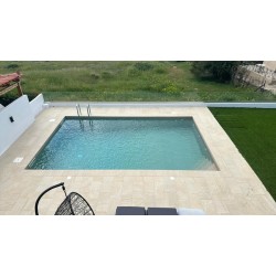 Πισίνα με μεταλλικά panel 4,00Χ6,00μ με liner 3D και έτοιμο πολυεστερικό μηχανοστάσιο με ηλεκτρόλυση άλατος